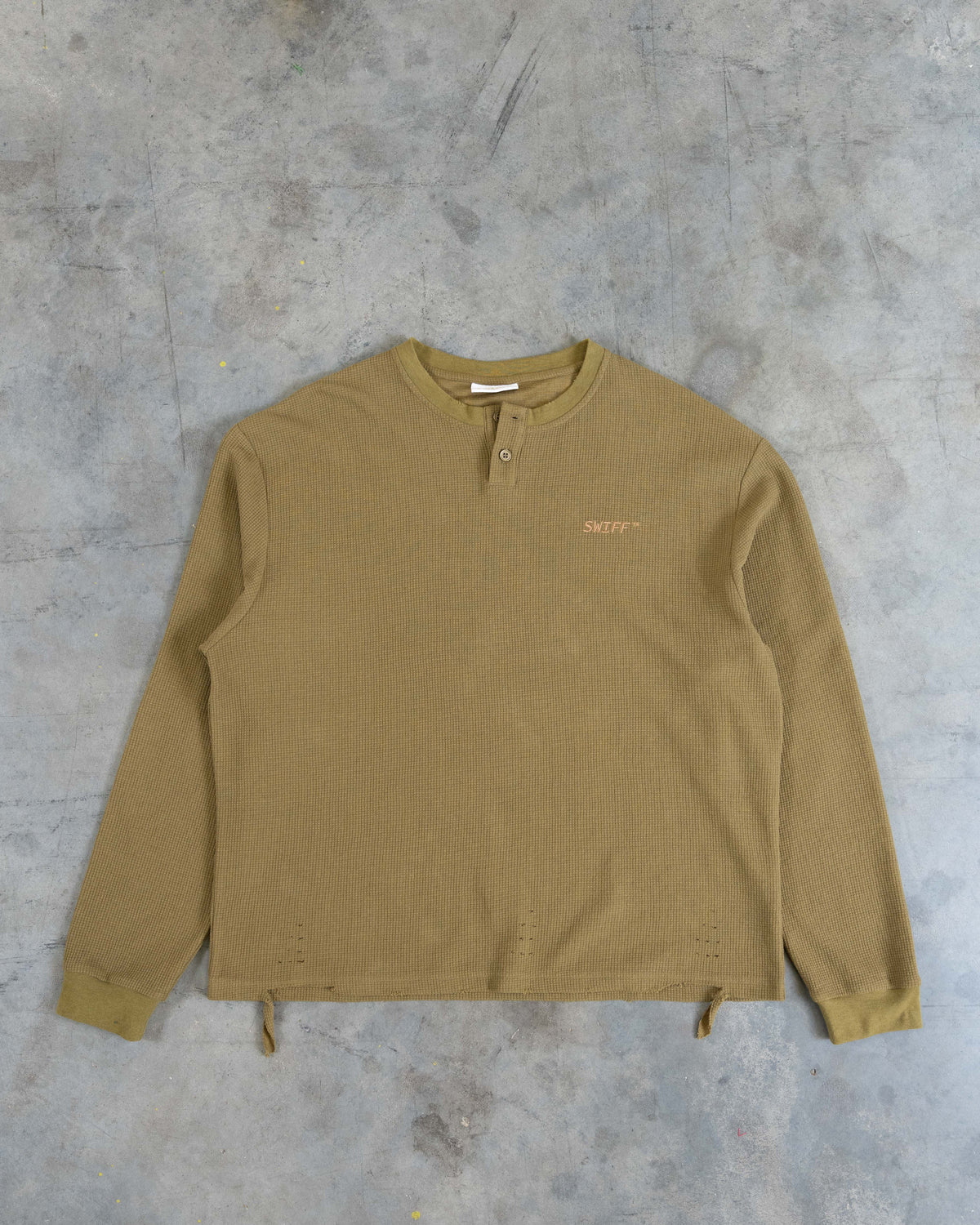 Distressed Thermal Shirt