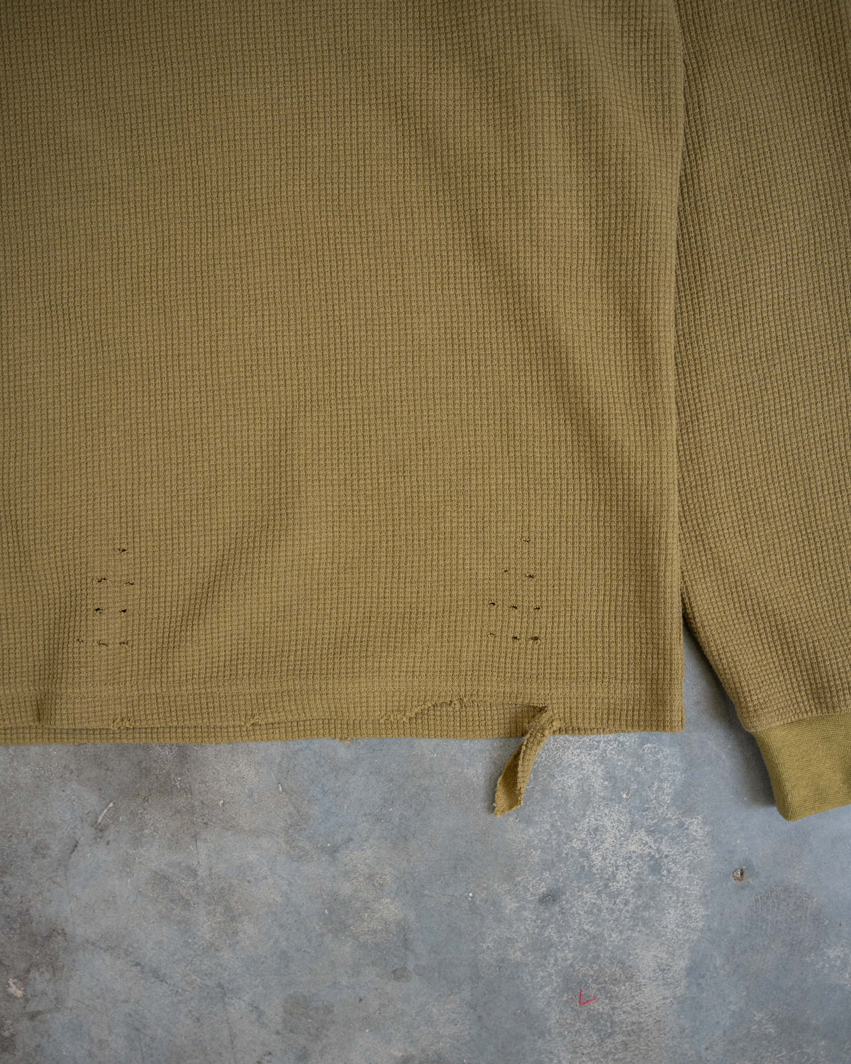 Distressed Thermal Shirt